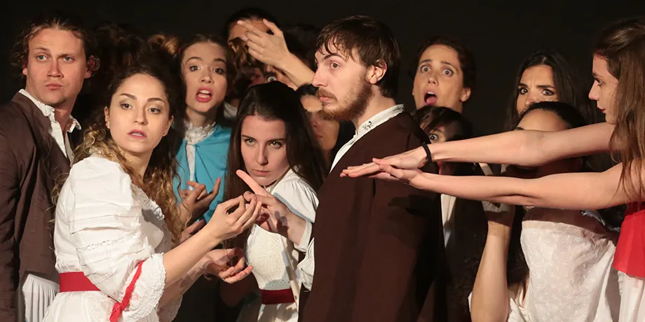 Accademia Internazionale di Teatro Roma - Assurde discrepanze / Le visioni di Prospero: viaggio nelle opere di Shakespeare / Così è la farsa così è la vita: Bang … - Anno Accademico 2018/2019 - foto 55
