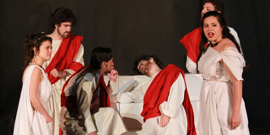 Accademia Internazionale di Teatro Roma - Il Minotauro / Il lato oscuro della farsa: Noises Off, Rumors, Letto ovale, Il nome del figlio / La la Fiera … - Anno Accademico 2017/2018 - foto 2